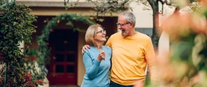 happy seniors with reverse mortgage