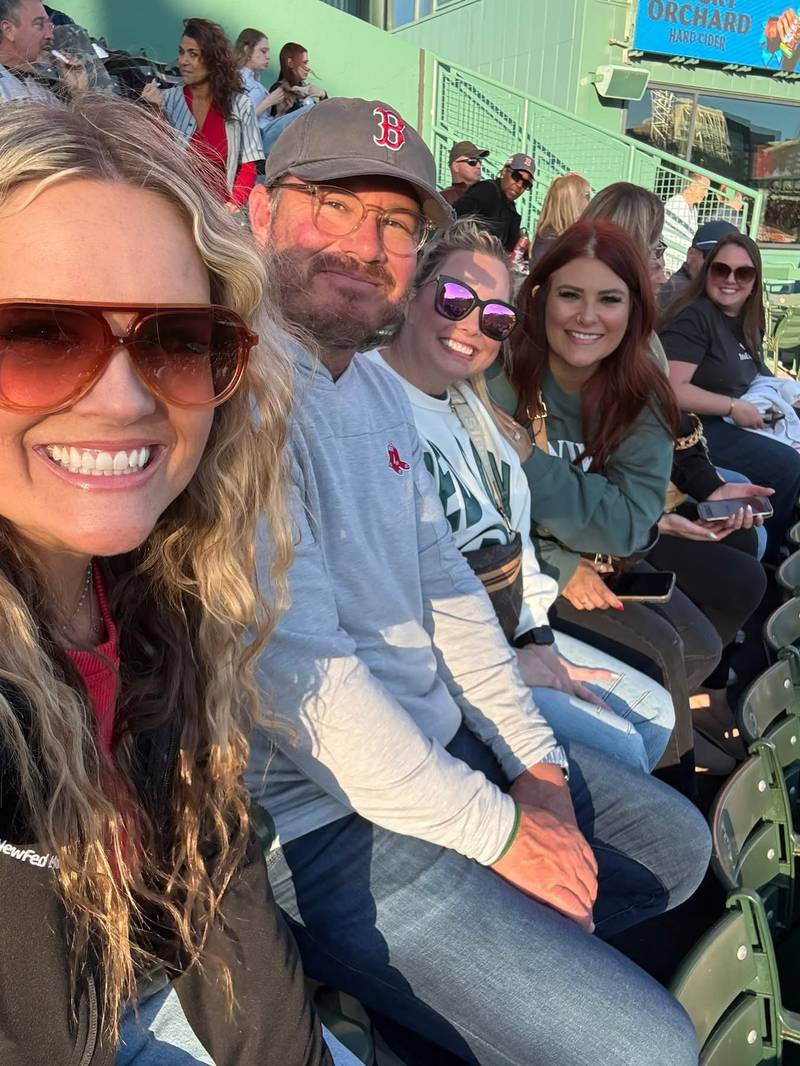 Team in seats