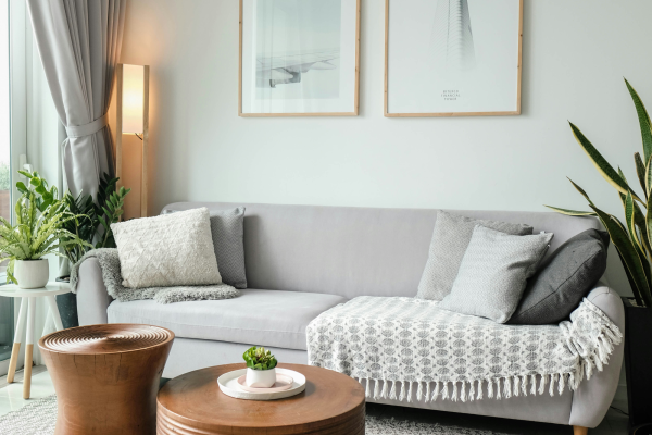 Living room in a home